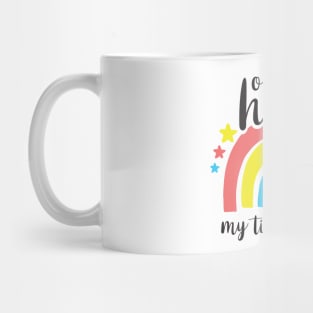 Hello My Tiny Rainbow Mug